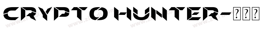 Crypto Hunter字体转换
